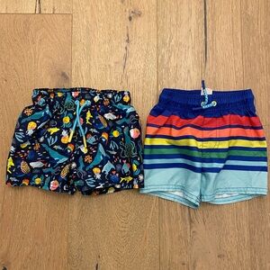 Colorful Baby Boy Swim Shorts Set
